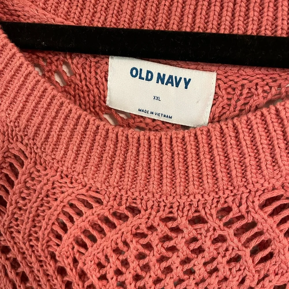 Old Navy Pointelle Boat-Neck Lightweight Sweater - Picture 9 of 11